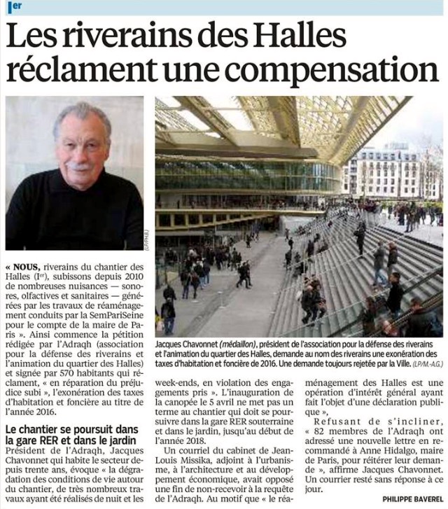 20160615_Le_Parisien_Les_riverains_des_Halles_reclament_compensation